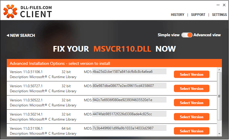 fixing dll errors